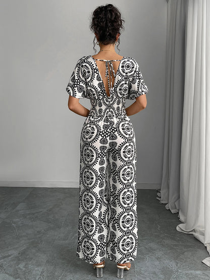 Boho Wide Leg Jumpsuit