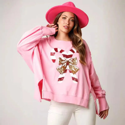 Women’s Ugly Christmas Sequin Sweatshirt