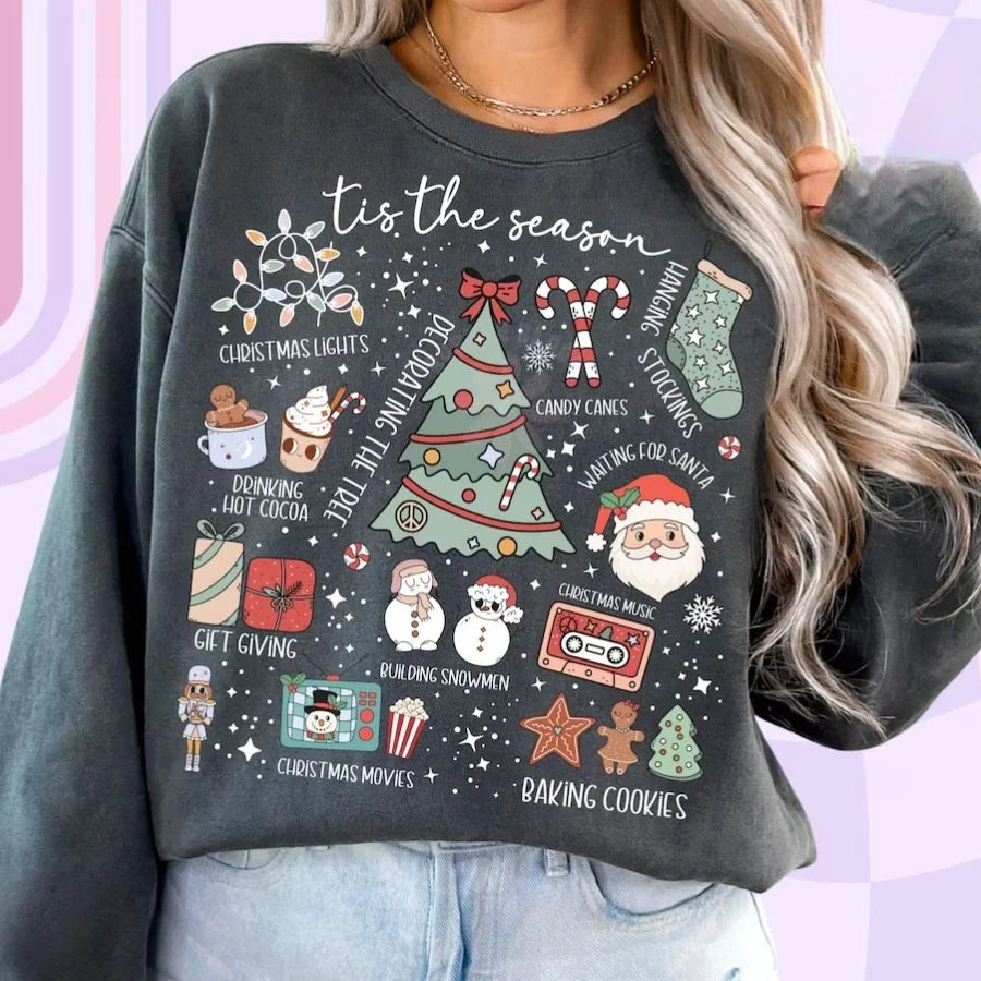 DIY Retro Christmas Iron-On Sticker