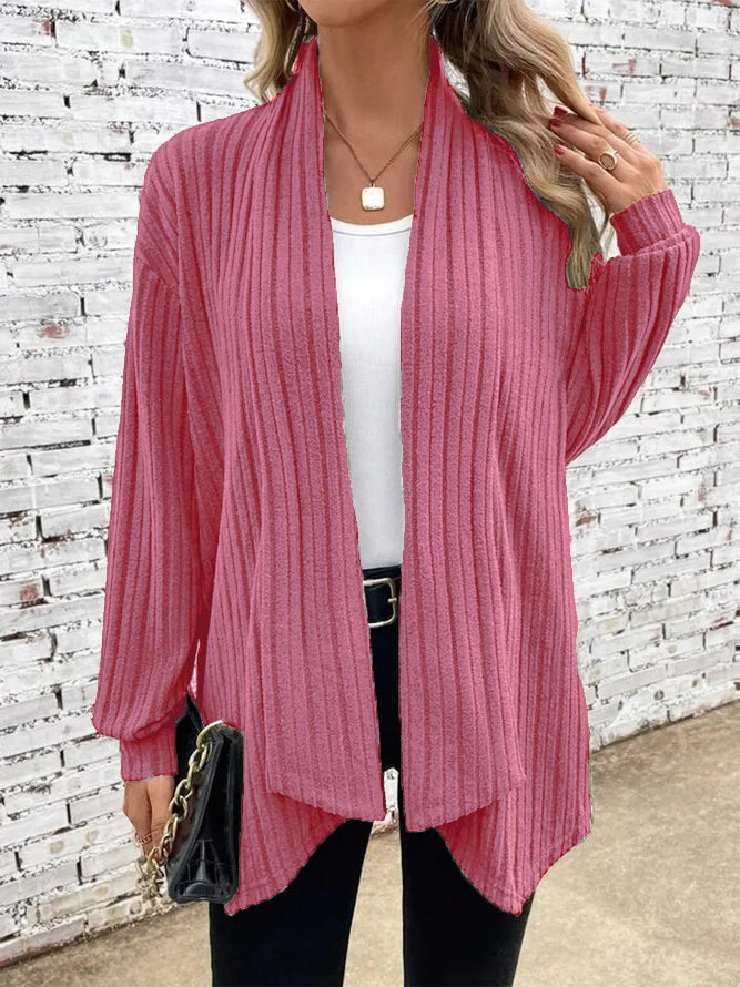 Loose Long Sleeve Knit Cardigan
