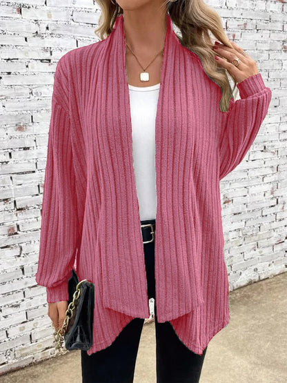 Loose Long Sleeve Knit Cardigan
