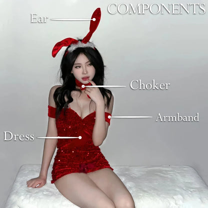 Glitter Bodycon Christmas Outfit