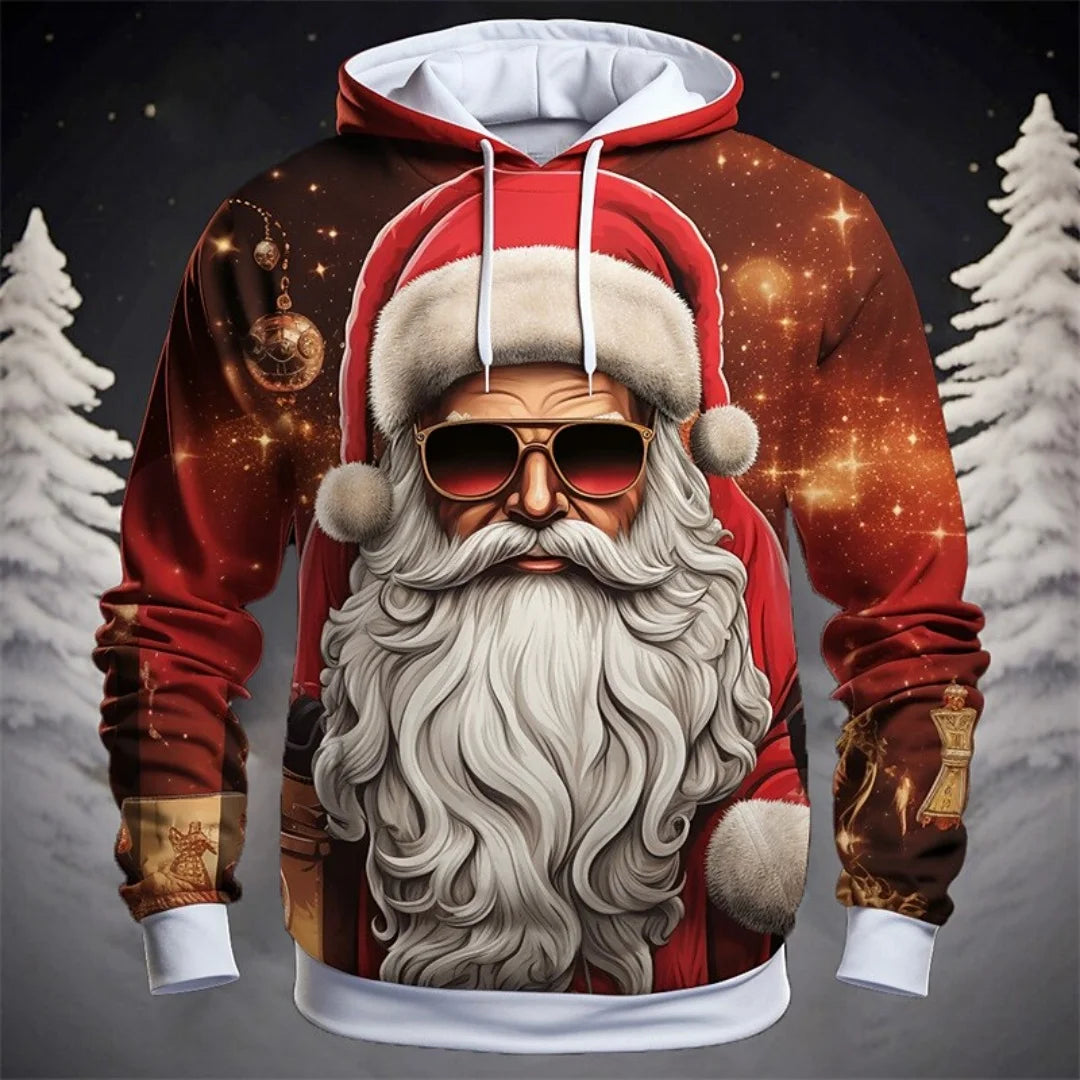 3D Snowman Christmas Hoodie