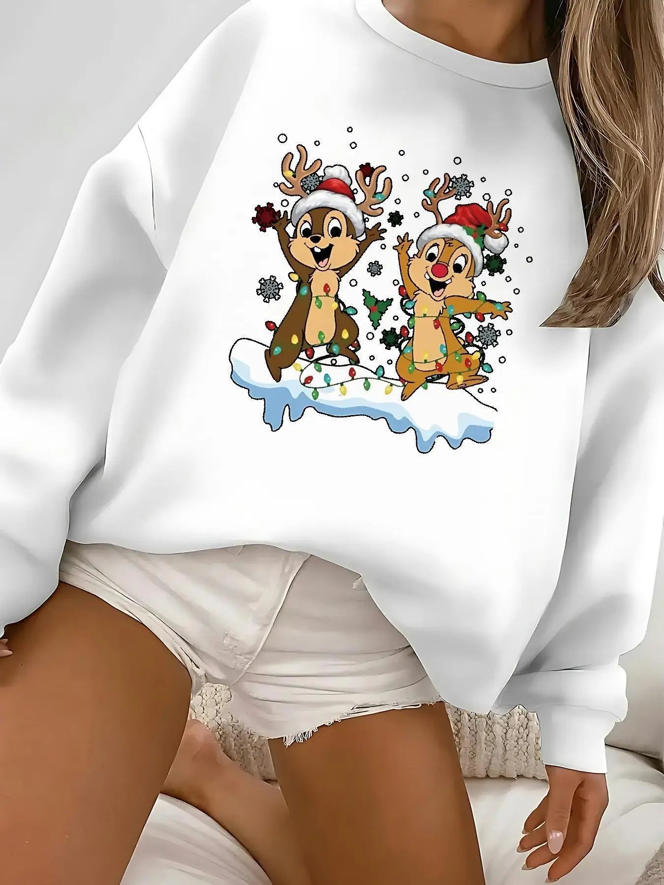 Disney Chip & Dale Christmas Sweatshirt