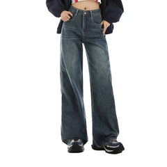Washed Slimming Denim Jeans