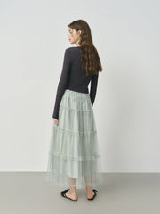 Women’s Elegant Lace Trim Cardigan