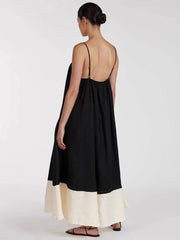 Sleeveless Strap Maxi Dress