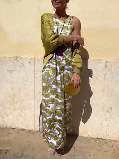 Cardigan Elegant Dress Set