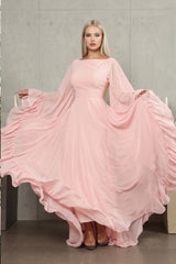 Ruffle Flared Sleeve Tulle Puff Tiered Maxi Dress