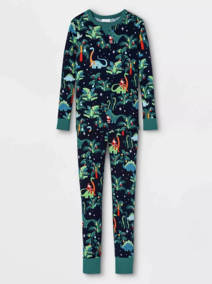 Christmas Dinosaur Family Pajama Set