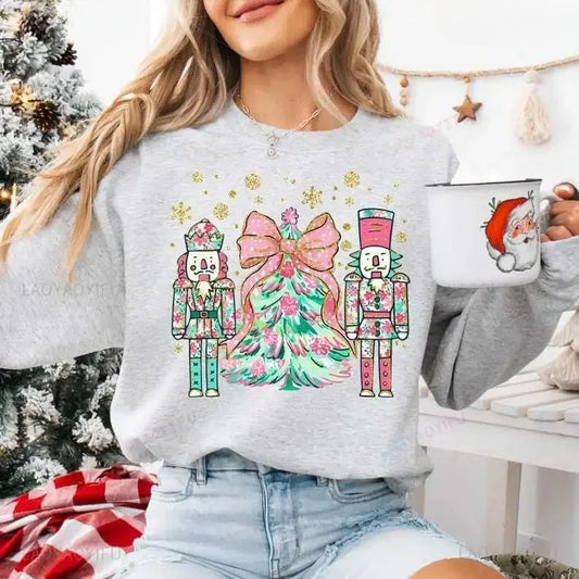 Christmas Tree Themed Sweatshirt