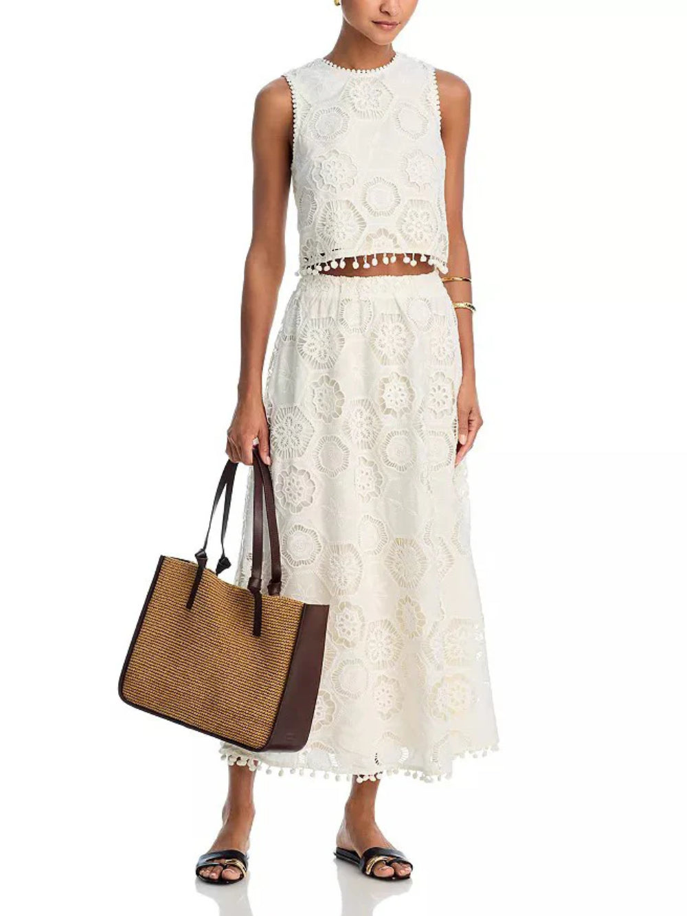 Hollow Lace Tank Top