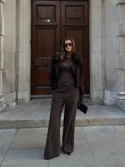 Faux Fur Patchwork Jacket