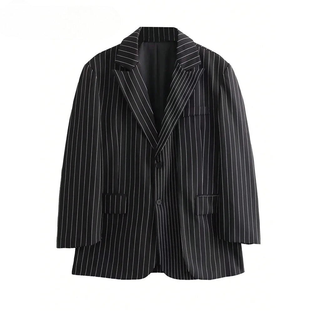 Elegant Oversized Single Breasted Blazer