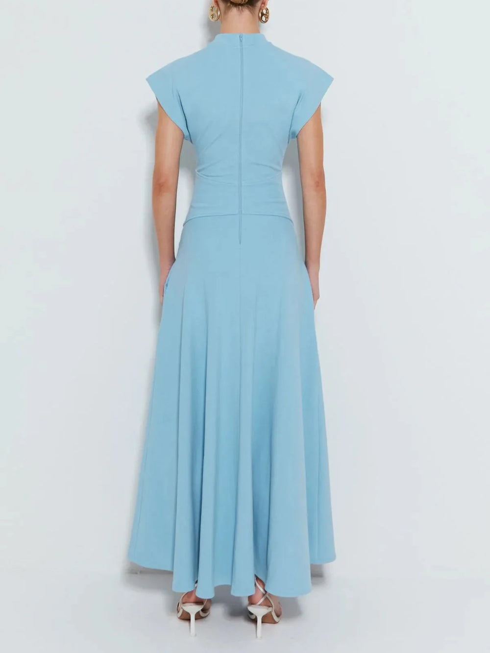 Elegant Fitted Slit Maxi Dress