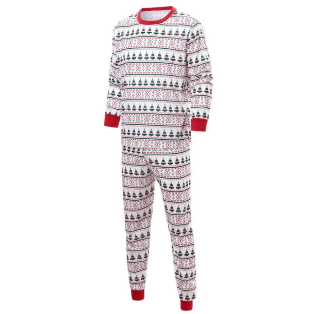 Christmas Round Neck Family Pajama Set