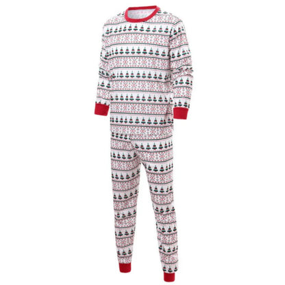 Christmas Round Neck Family Pajama Set