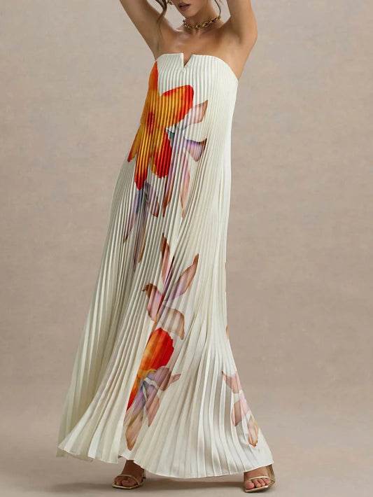 Floral Ruched Dress