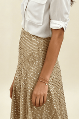 Sequins High-Waisted Maxi Skirt