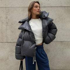 Quilted Hooded Puffer Jacket