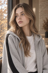 Harajuku Arm Long Hoodie Oversized - - Women's - Fit Loose - Boyfriend Style Street Casual Fleece Sweatshirt Material