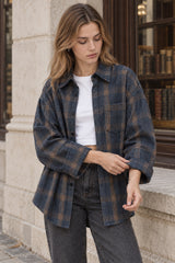 Men's Checkered Long Sleeve Button Shirt