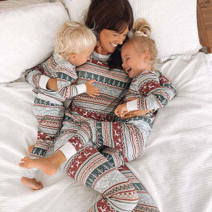 Grey Christmas Matching Family Pajamas
