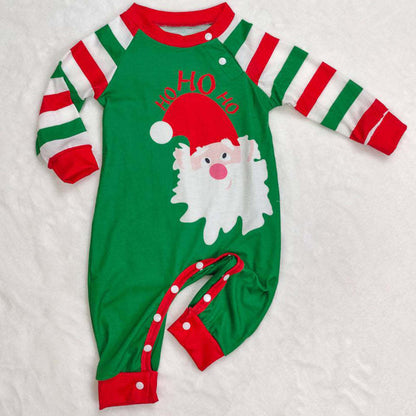 Family Matching Xmas Stripe Pajamas
