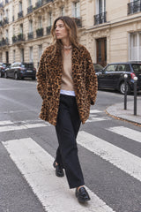 Sexy Animal Faux Fur Coat
