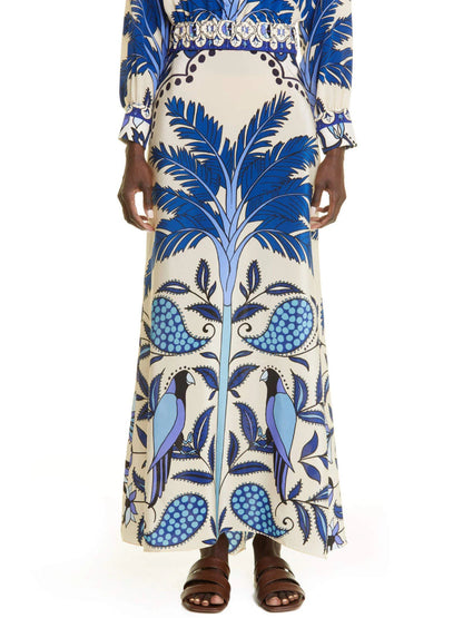 Palm Tree A-Line Skirt