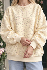 Ditsy Floral Crew Neck Sweatshirt