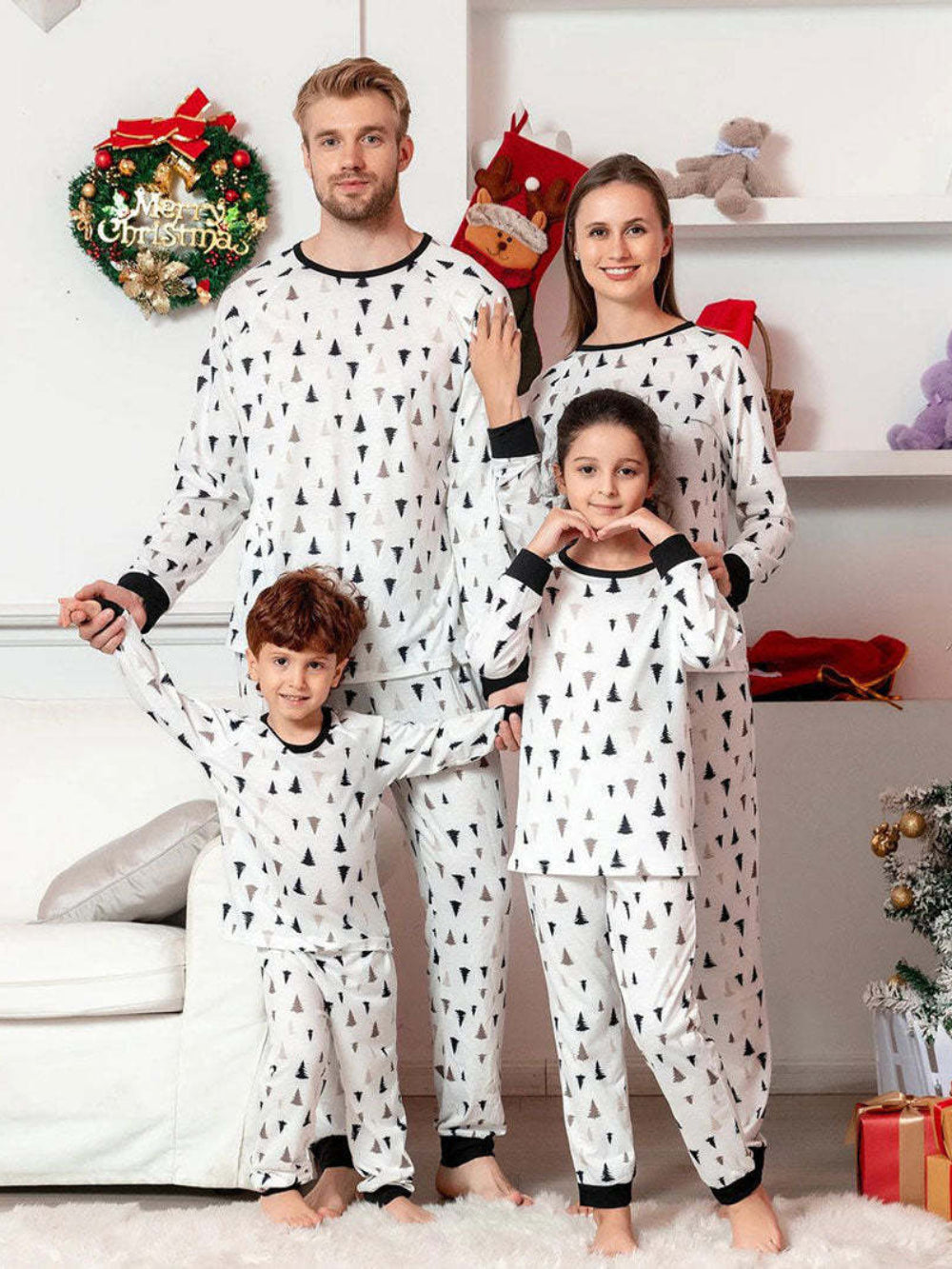 Family Matching Holiday Pajamas