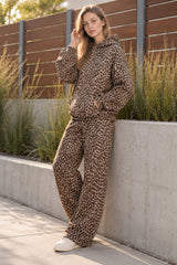 Y2K Leopard Print Hip-Hop Hoodie