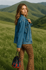 Leopard Print Flare Pant