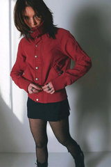 Urban Stand Collar Zip Detail Jacket