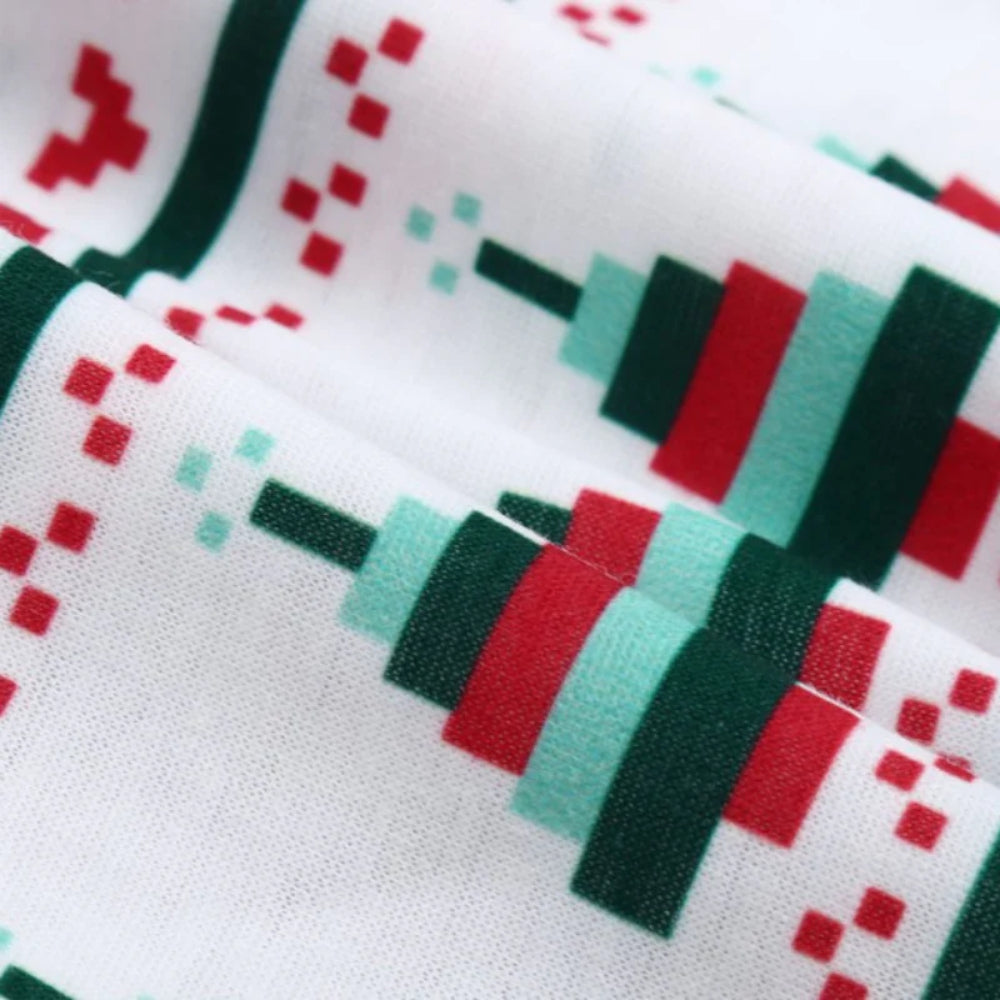 Christmas Round Neck Family Pajama Set