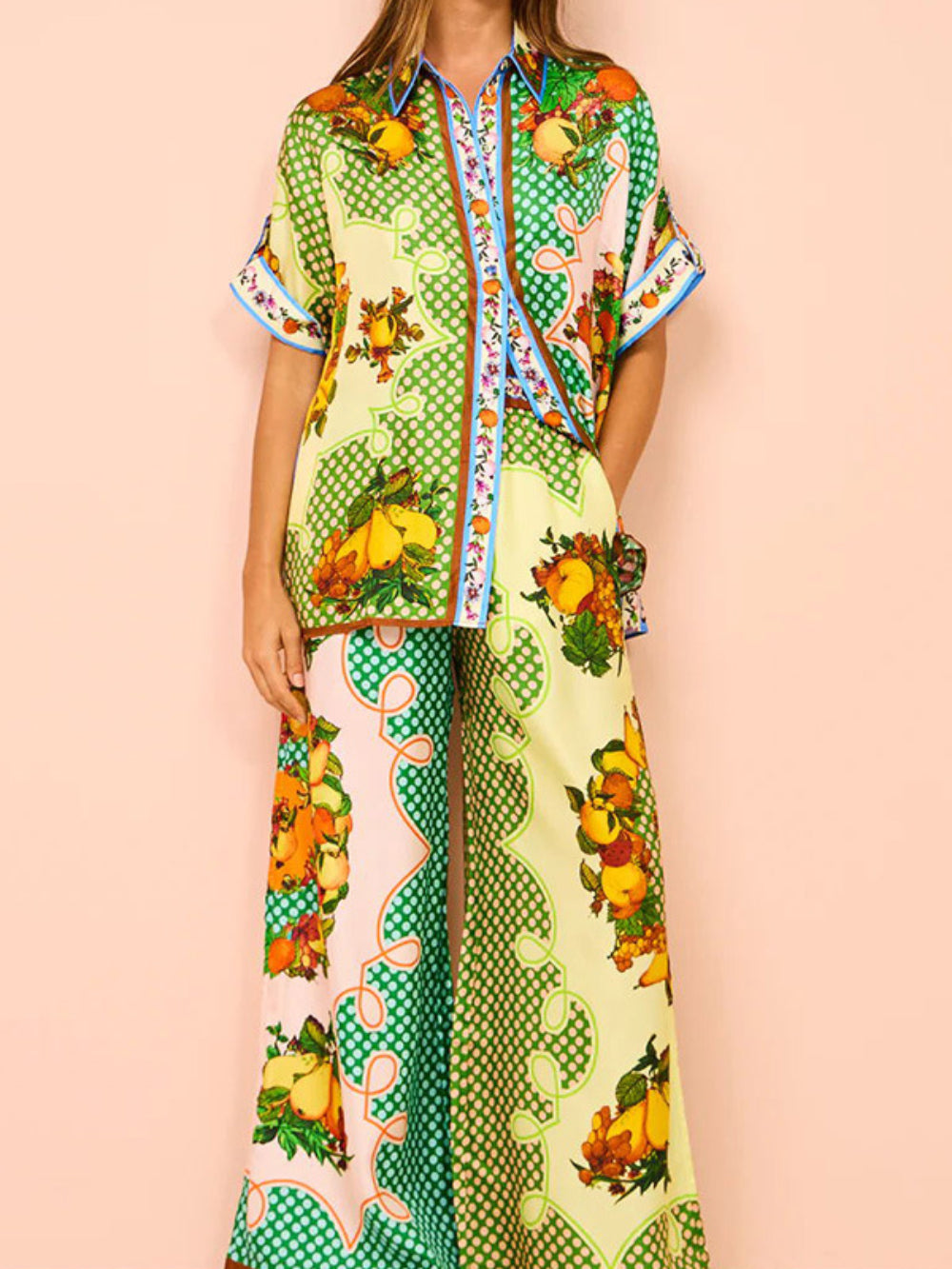 Multicolor Lemon Graphic Shirt