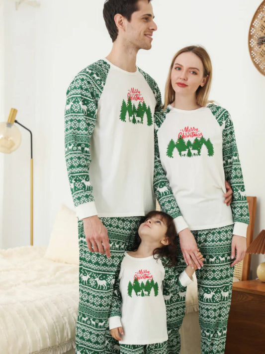 Christmas Print Family Pajama Set
